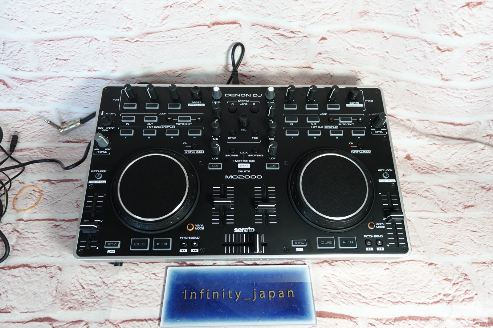 Denon MC2000 DJ Serato USB DJ Controller Dual Deck fast ship from JP unit only