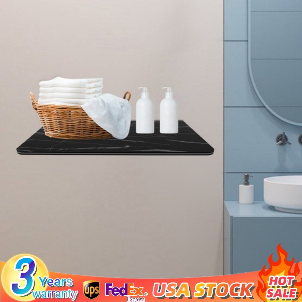 Modern Folding Wall Desk Wall-mounted Folding Table Foldable Table Black Indoor