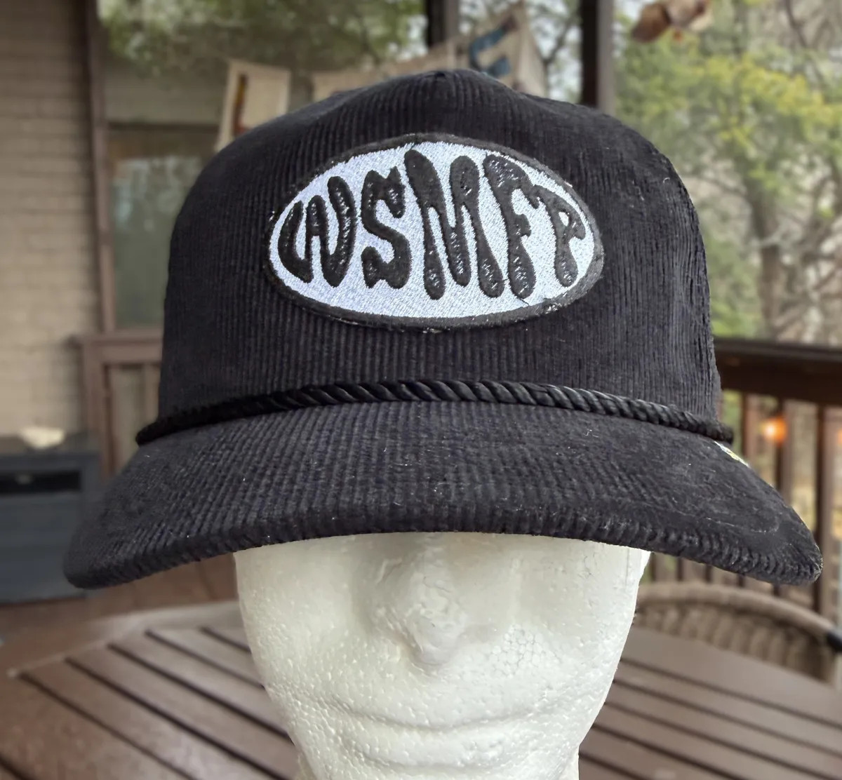 Widespread Panic "WSMFP" Cord Rope Hat - Black