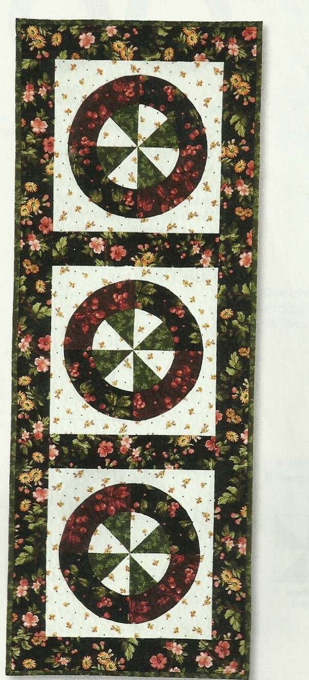 B0260  SUMMER'S BOUNTY WALLHANGING/RUNNER QUILT PATTERN/INSTRUCTIONS