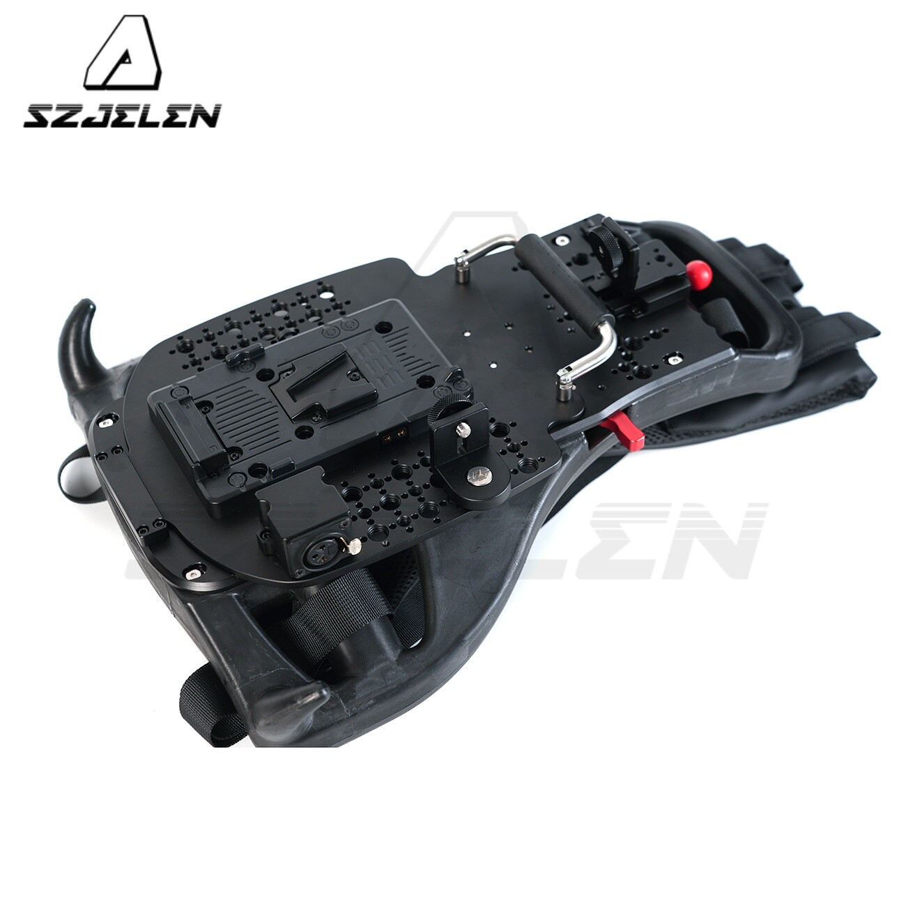 Camera V-mount/B-mount Battery backpack XLR Power Output Handle Fixing Plate