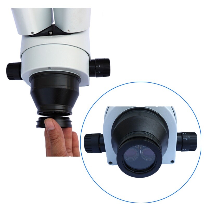 1X Barlow Auxiliary Objective Lens for Stereo Microscopes M42/M48/M50 Thread
