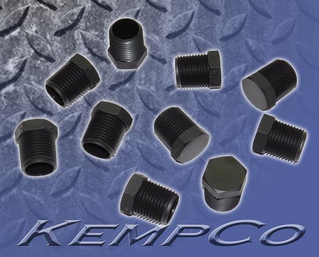 (10) 1/2" NPT Plug Black Nylon Auto Boat