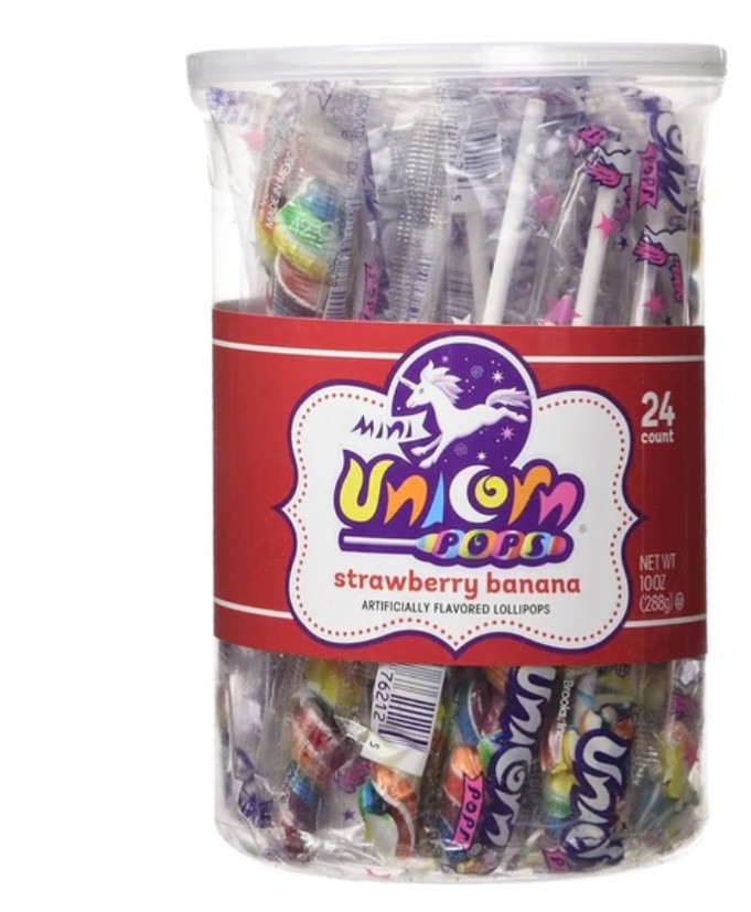 1 PACK Adam & Brooks Mini Unicorn Pops 24ct free shipping