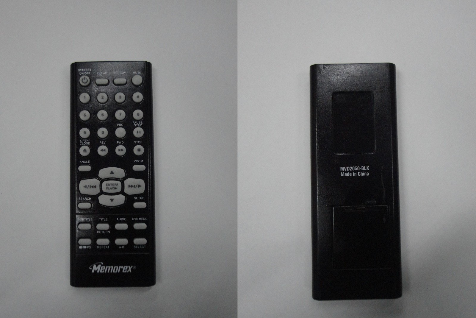 Used Original OEM Memorex MVD2050BLK DVD Remote Control For MVD2050