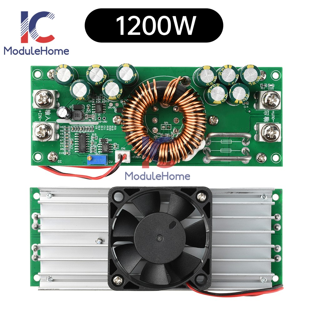 1200W 30A 1500W 50A Adjustable DC-DC Step-down Buck Power Supply Module