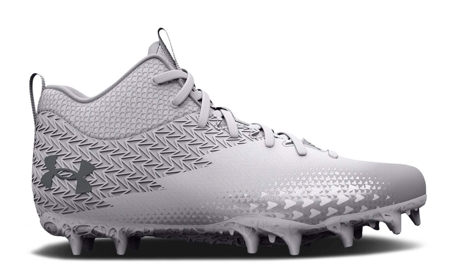 [3026979-102] GRADE SCHOOL UNDER ARMOUR SPOTLIGHT SELECT 3 MC GS 'WHITE METALLIC