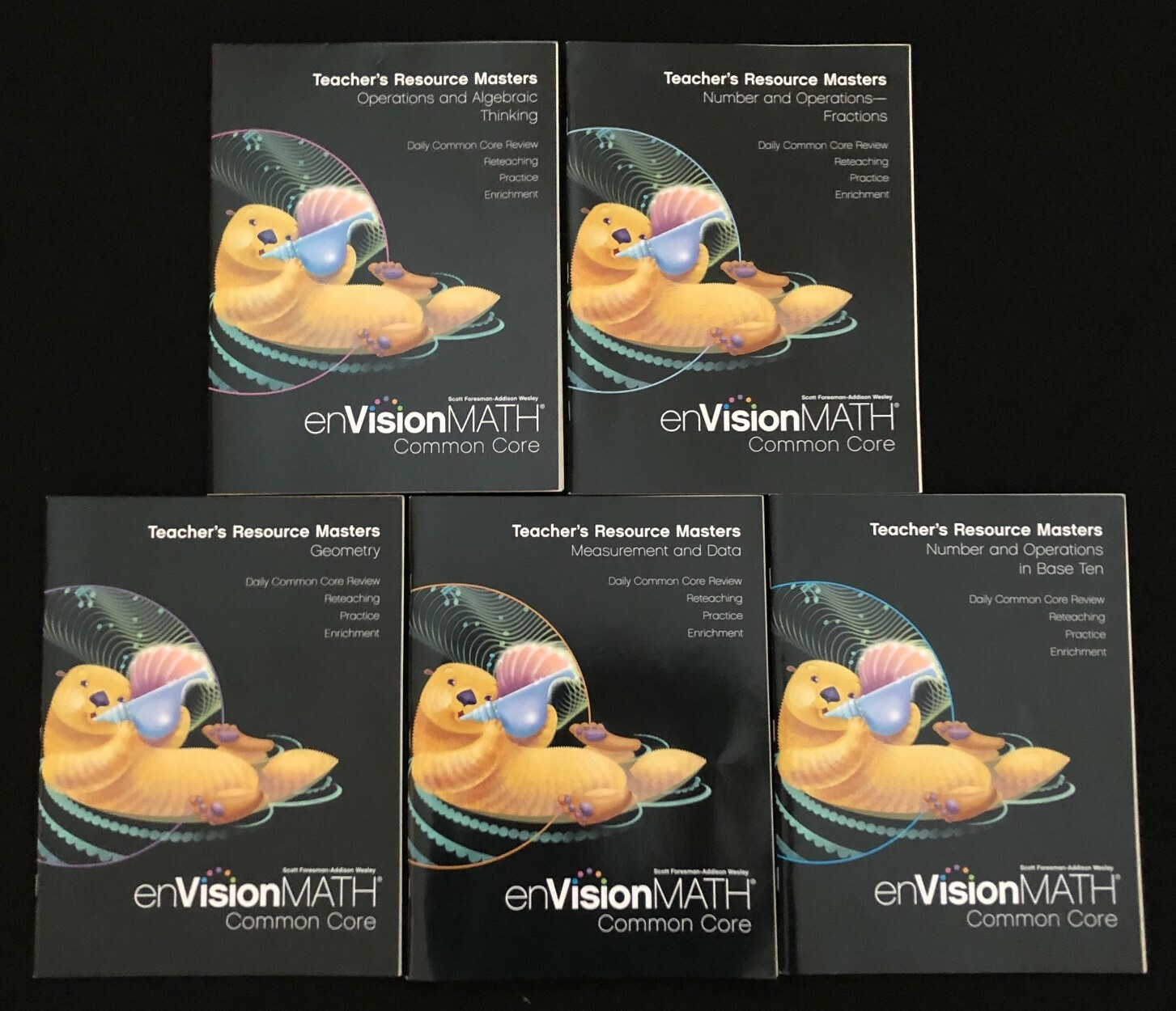 3rd Grade - TEACHER'S RESOURCE MASTERS (5 book set) (2012, Pearson)