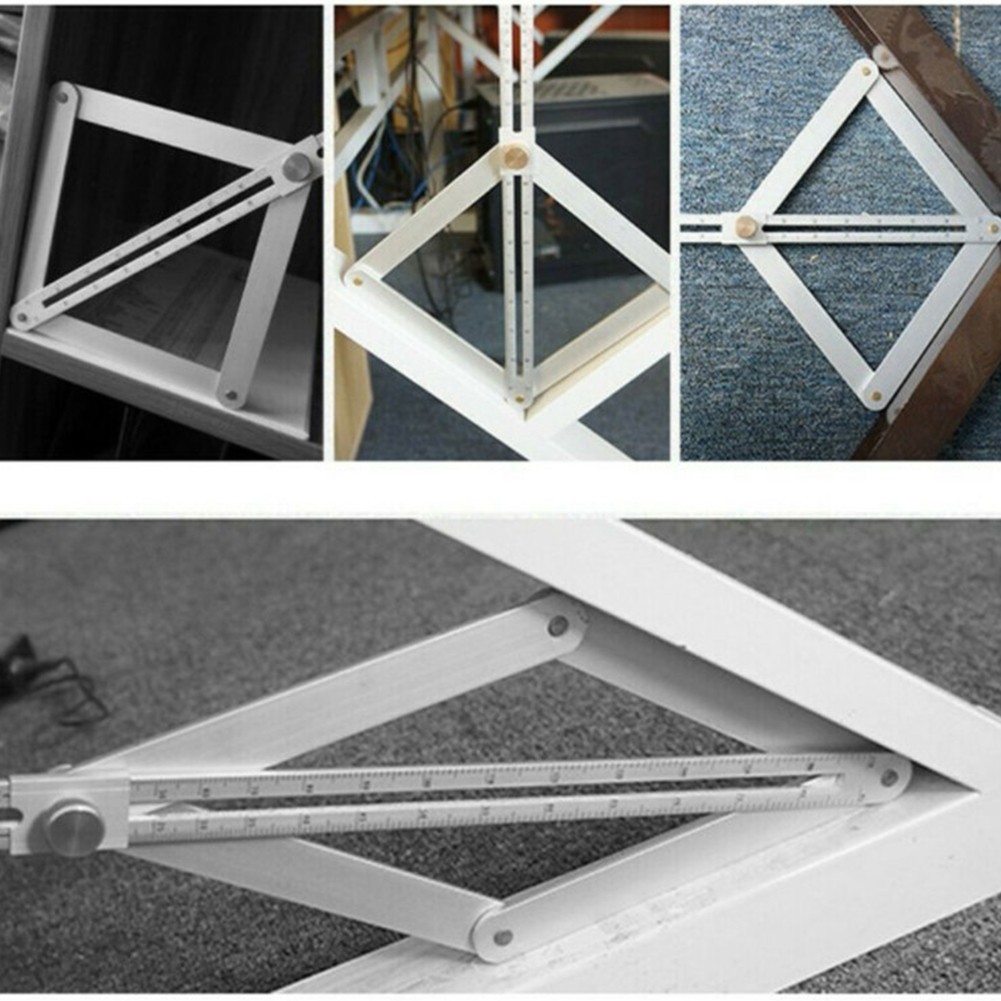 Protractor Square Protractor Measurements Multi-Angle Stainless Steel Tool