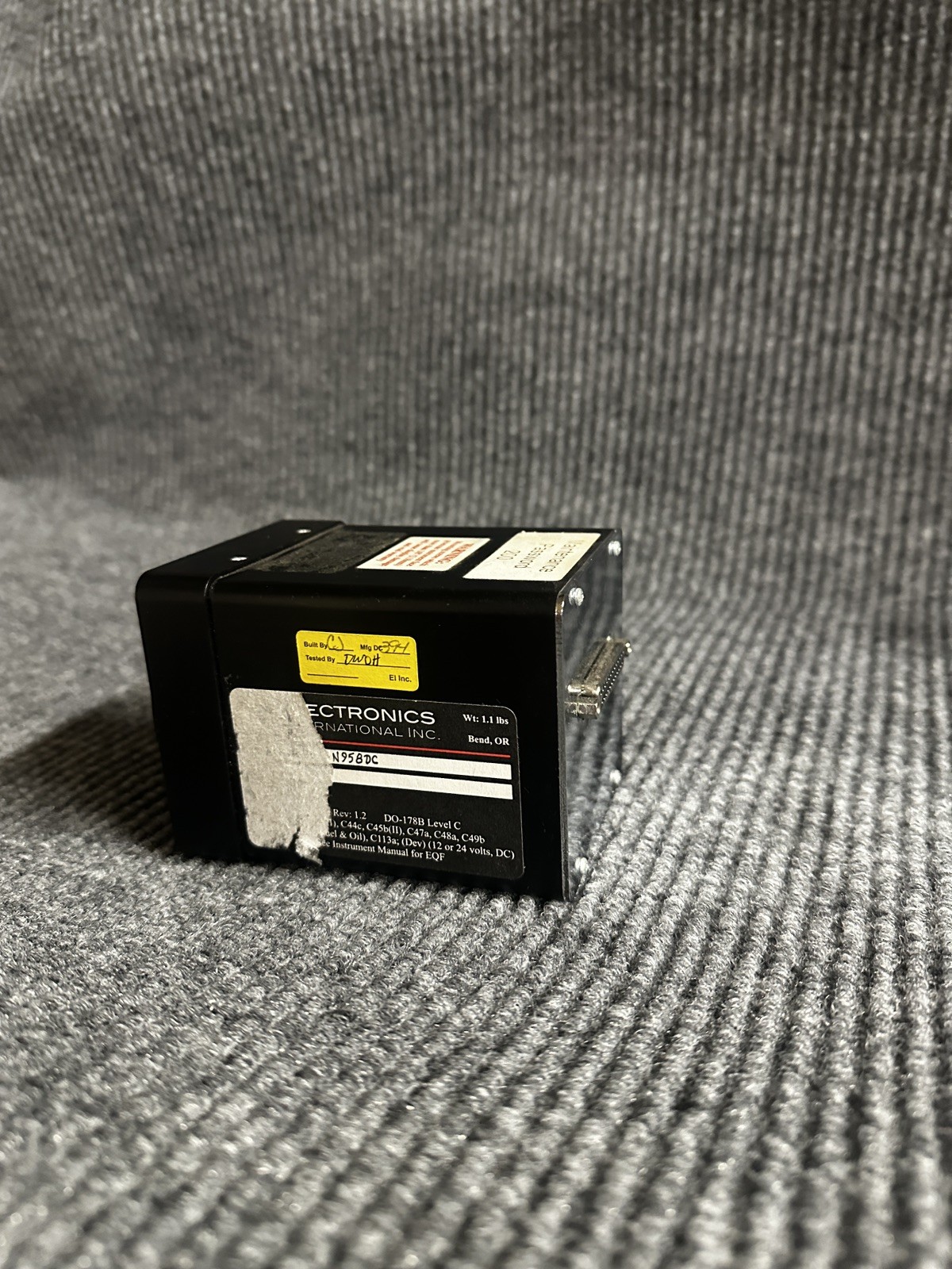 Electronics international, Inc. CGR-30 Eis