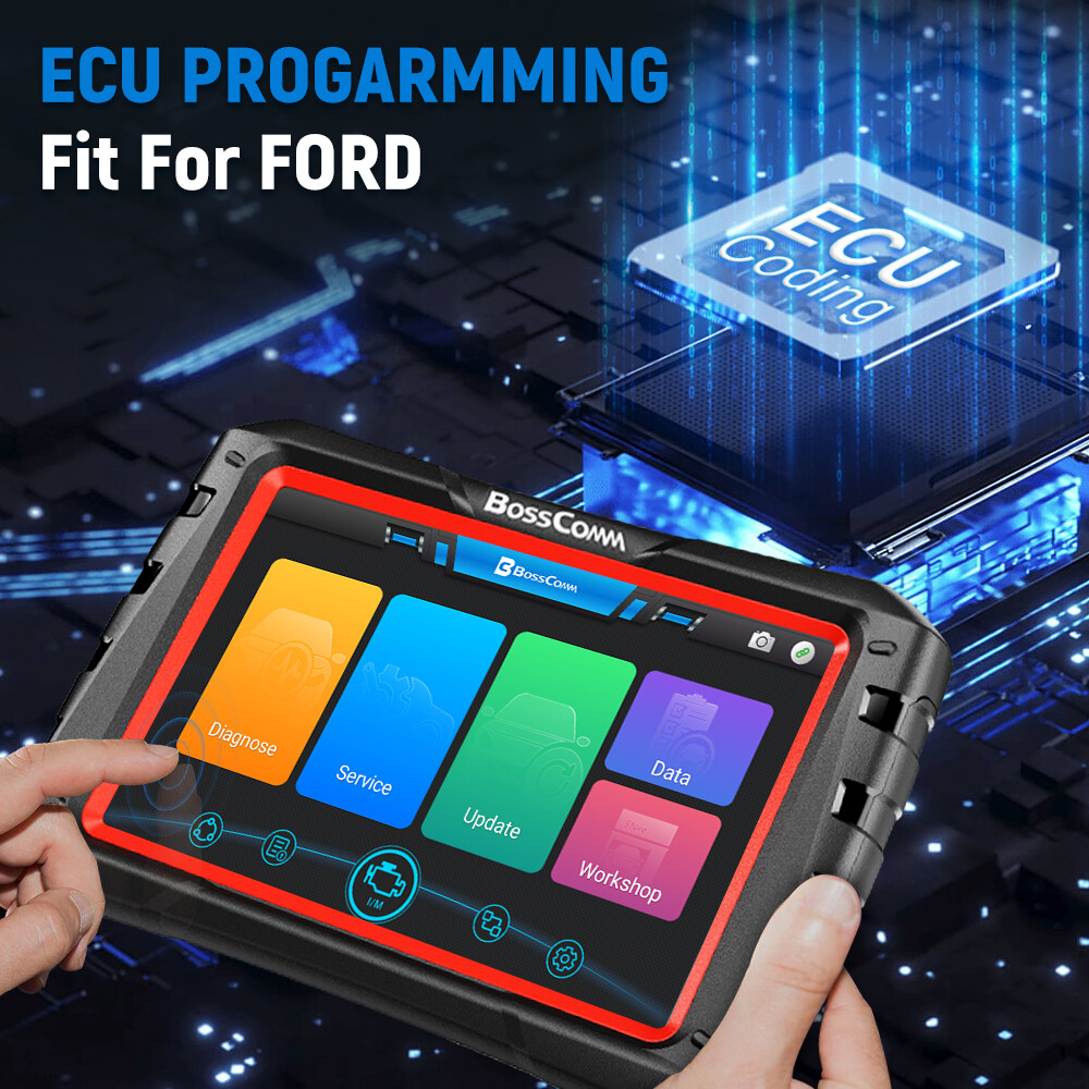 BOSSCOMM IFIX980 Bi-directional Scanner OBD2 Car Code Reader Coding Programming
