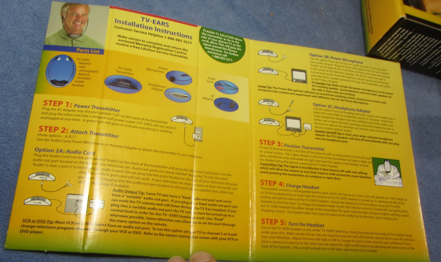 TV Ears and Accessories - Needs Battery, Untested As-Is