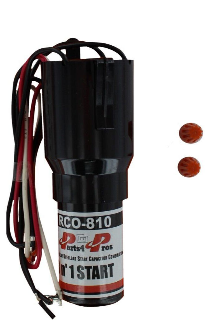 RCO810 Refrigerator 3-in-1 Hard Start Kit Relay Capacitor Replaces (10x)