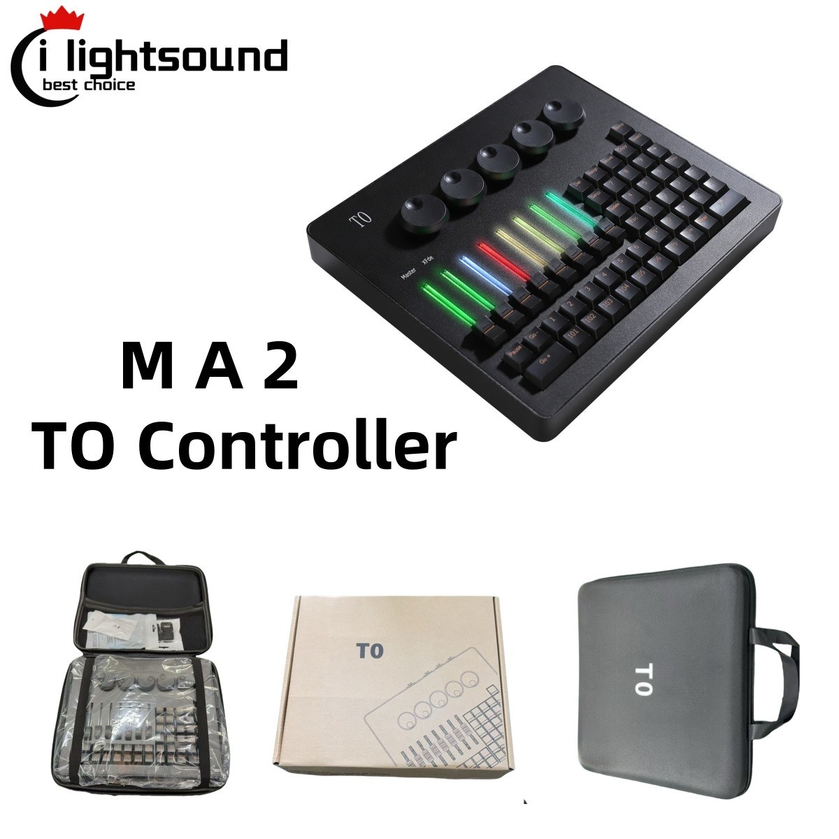 modern design RGB LED Mini command wing 2 onpc controller dmx console /bag