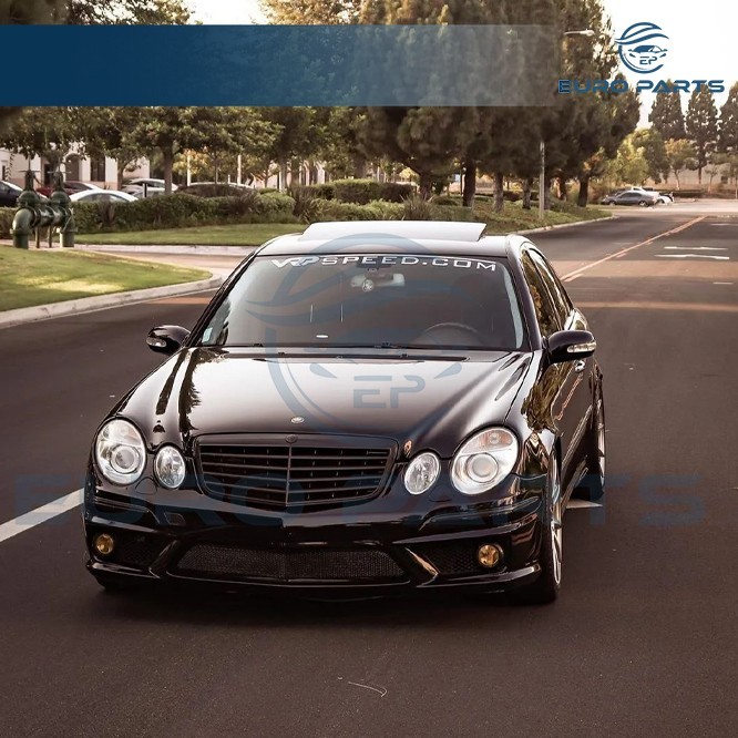 For 2004-2008 Benz W211 E-Class Front Bumper Body Kit W/PDC E63 AMG Style
