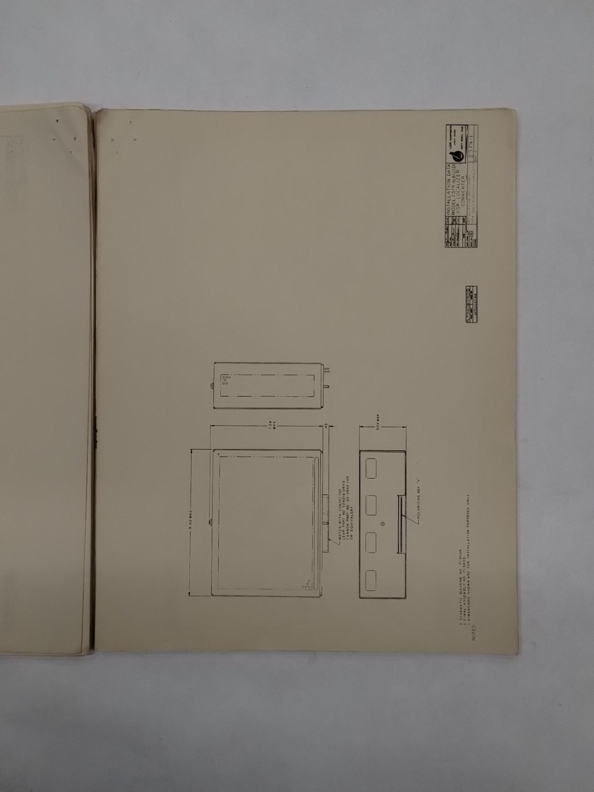 Lear Navigation-Communication System LNC-100 Installation Instructions-Original