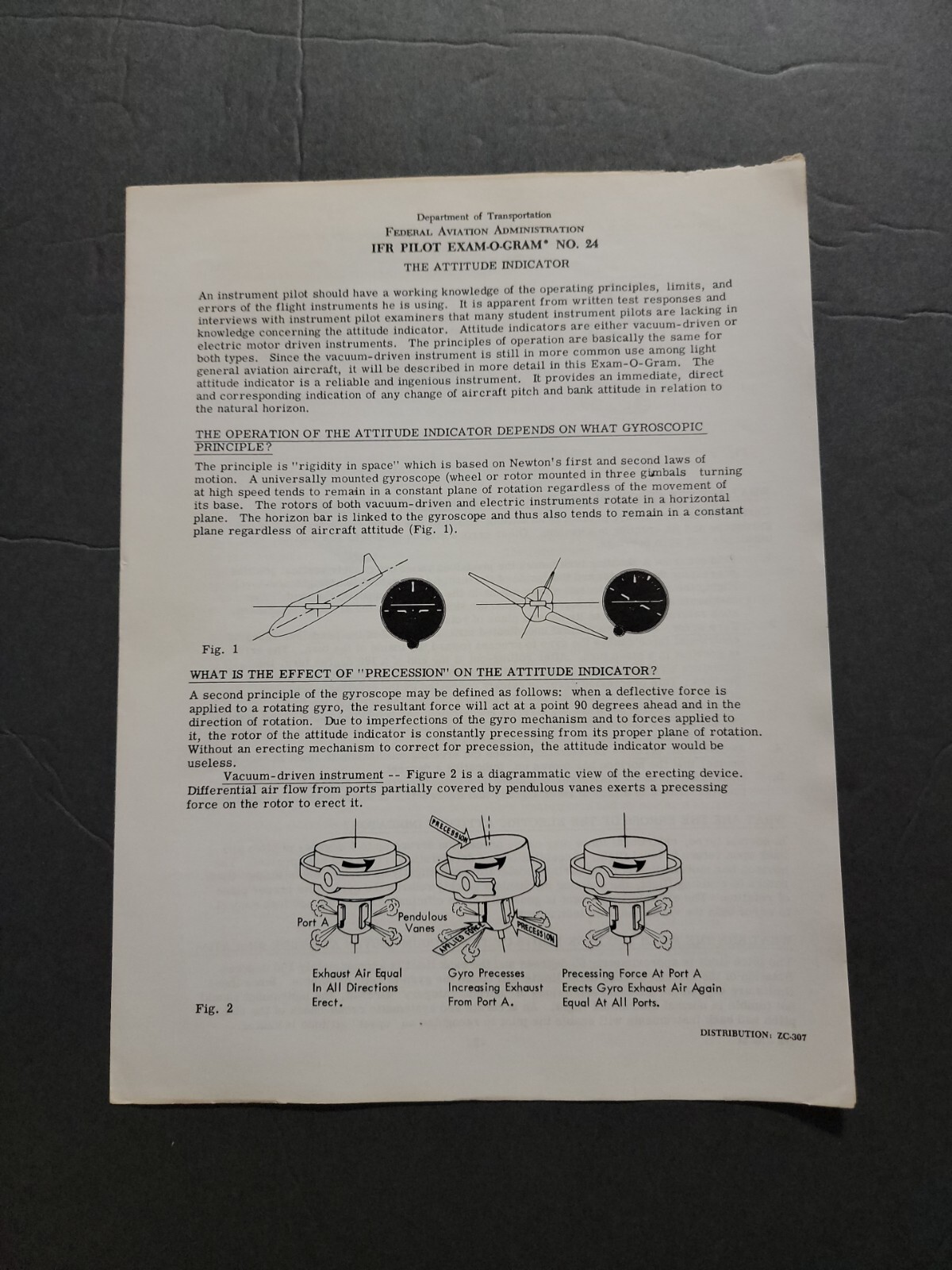 FAA IFR EXAM-O-GRAM NO 18 & 24