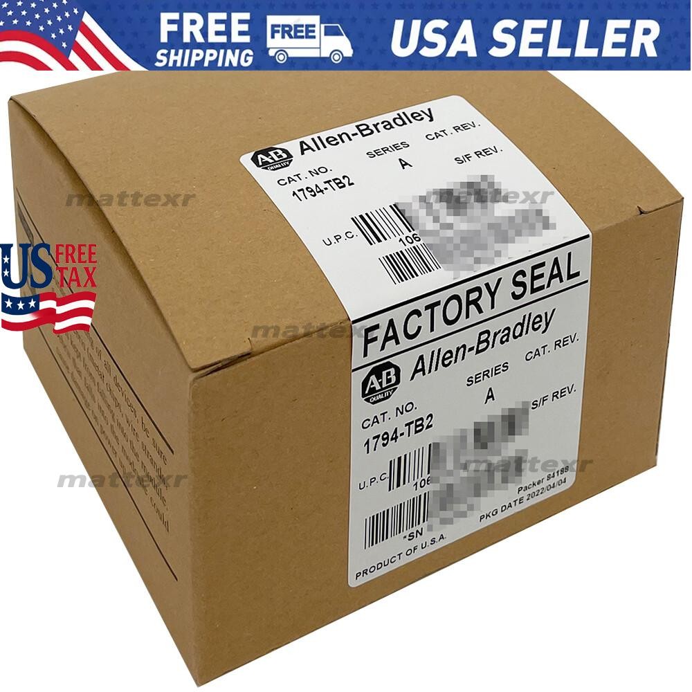 Factory Sealed AB 1794-TB2  Flex Terminal Base 1794TB2 In  US Stock US Free Tax