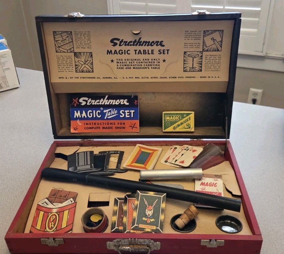 Vintage Strathmore Magic Table - Magician tricks 1947-48