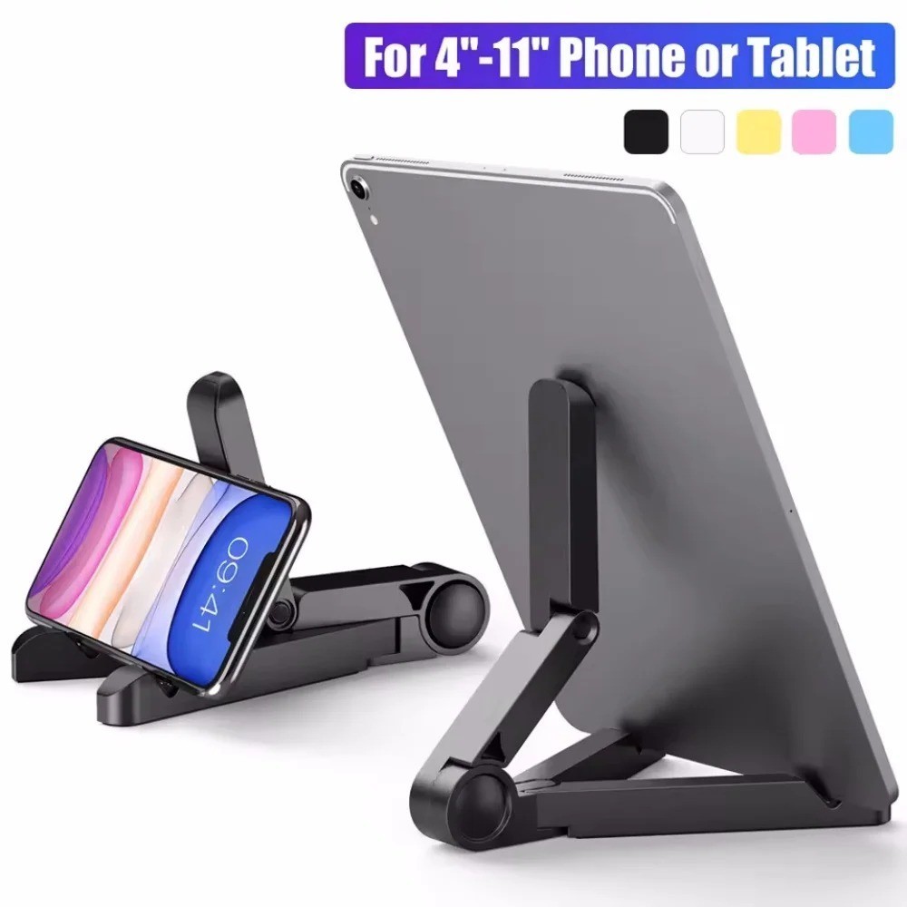 Adjustable Portable Desktop Holder Mount Folding Tablet Stand Anti-Slip for ipad