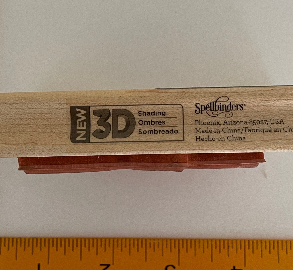 3D Poinsetta Rubber Stamp by Spellbinders