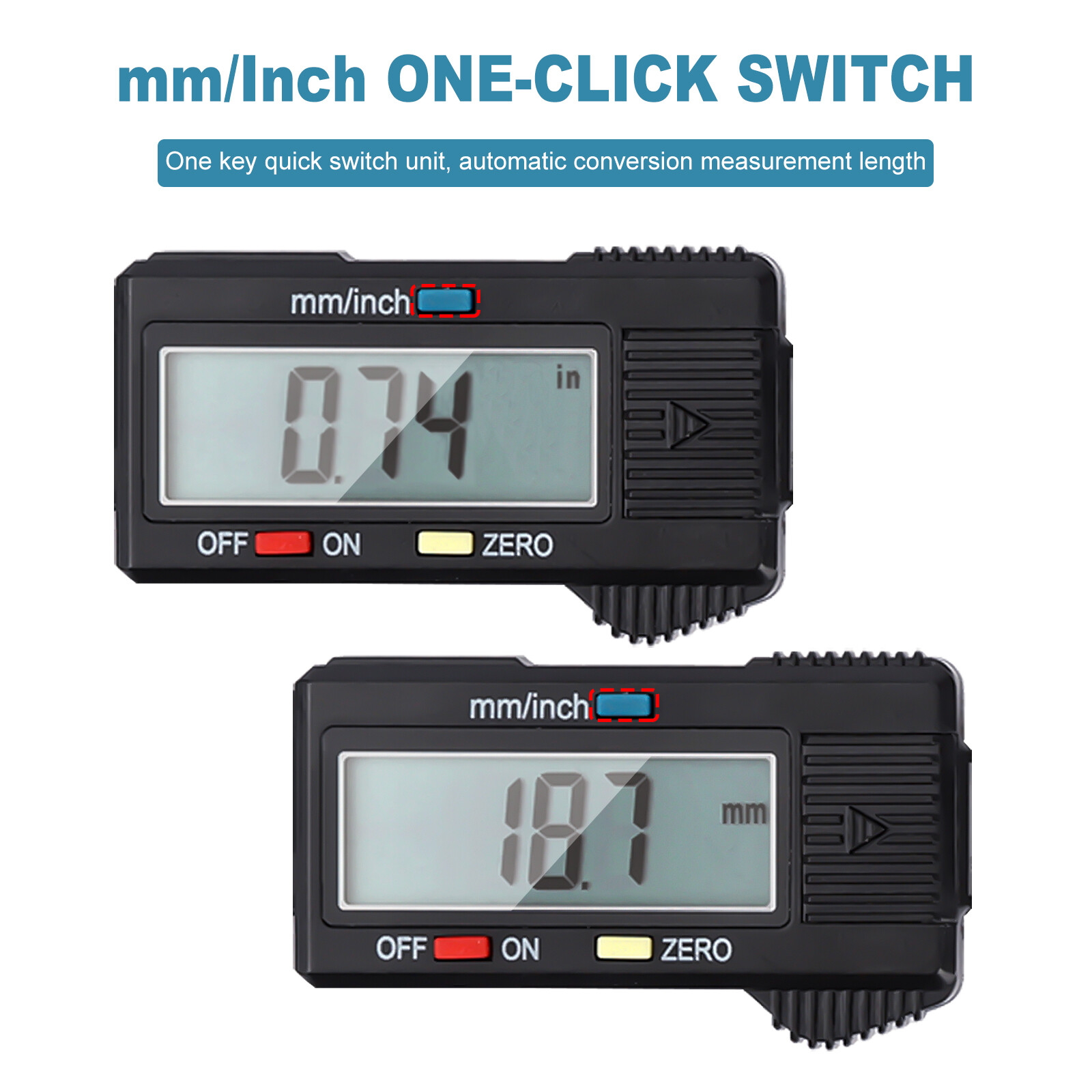 0-6" Calipers Measuring Tool Electronic Micrometer Caliper LCD Screen Auto-Off