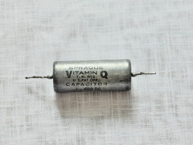 .1uF 600v Sprague Axial Capacitor 196P Vitamin Q Tone Audio oil PIO guitar 0.1uF
