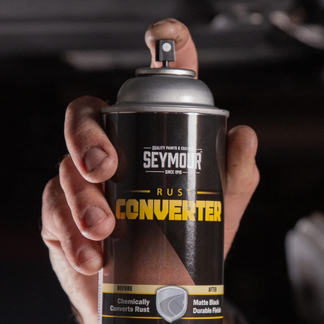 Seymour 16-45 Rust Converter, Black 16 oz,