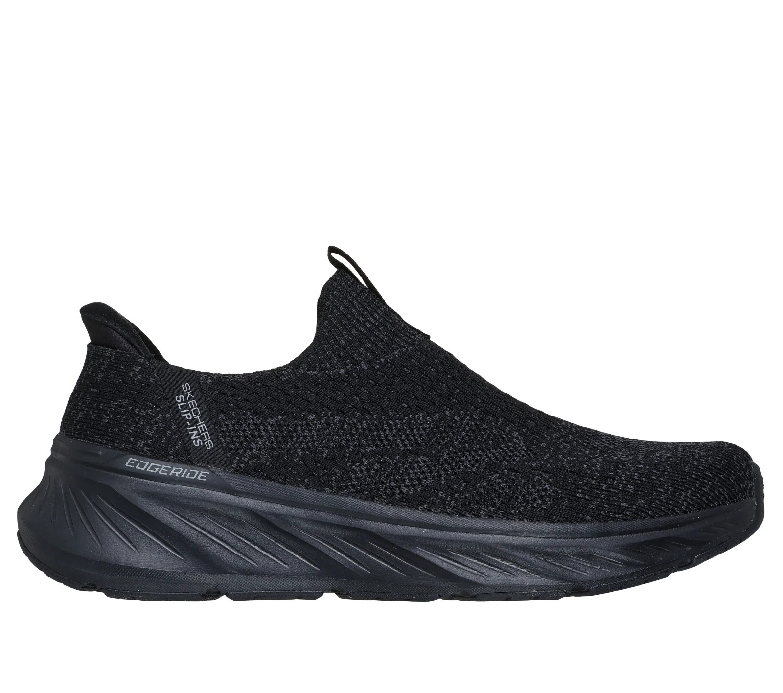 Skechers Shoes Men's Slip ins on Black Wide Fit Hands Free Relaxed Pillow 232839