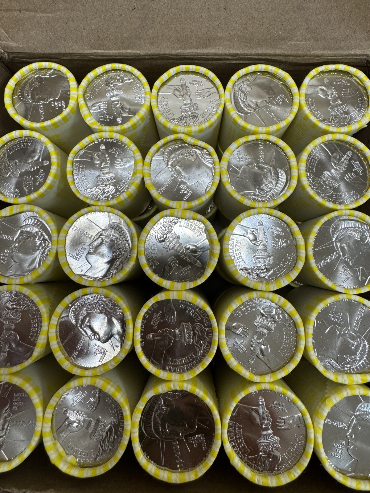 2026 Semiquincentenial Rare Denver Half Dollar Sealed Roll 20 Coin Uncirculated
