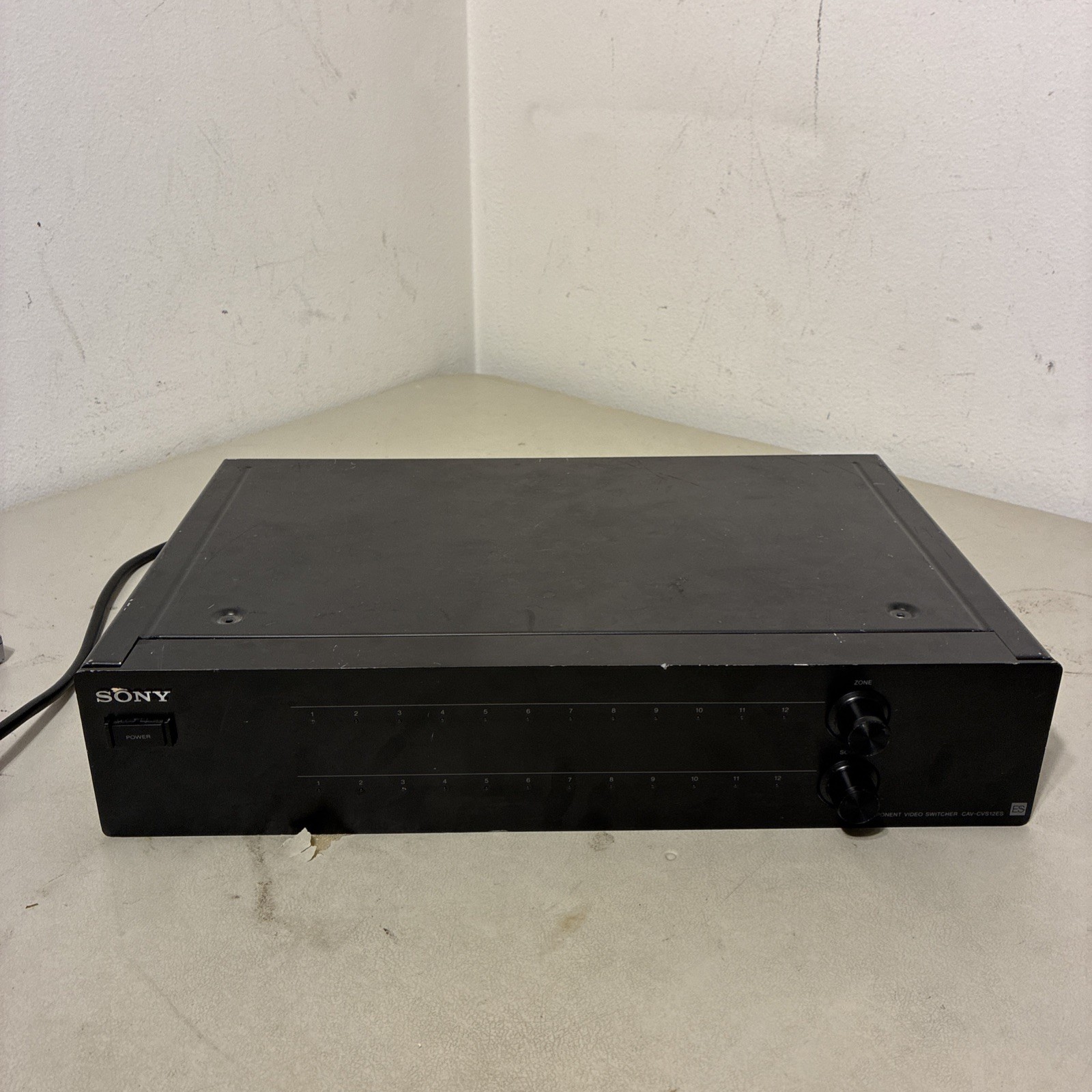 Sony CAV-CVS12ES 12x12 HD Component Video Matrix Switcher, Multi-Zone UNTESTED