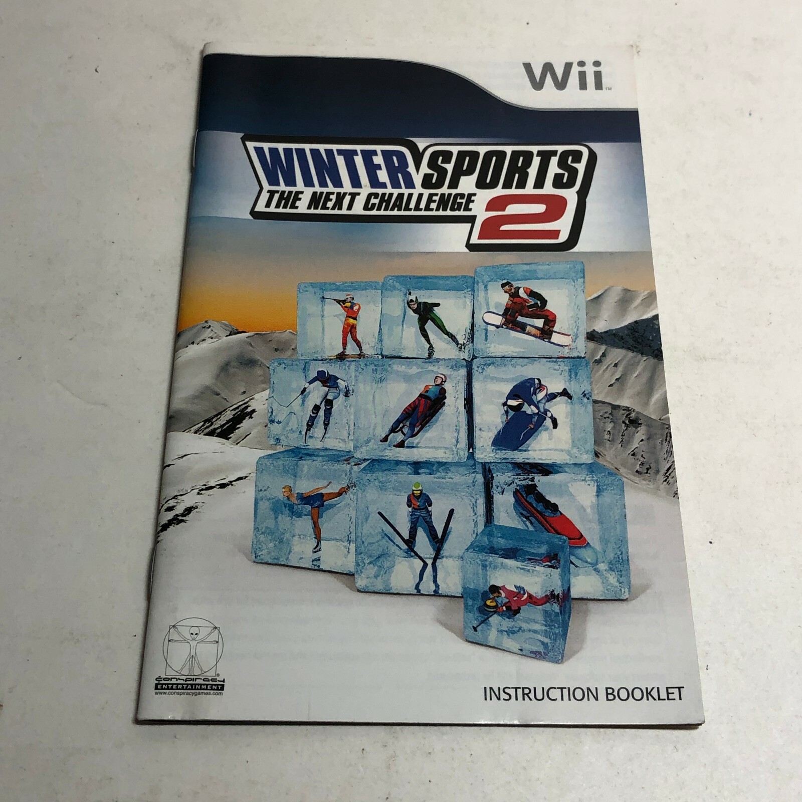 Winter Sports 2 Next Challenge Instruction Booklet ONLY! (Nintendo Wii) Manual