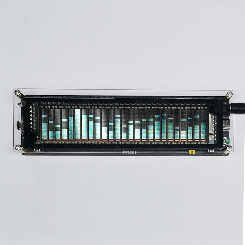 VFD MNEWic Spectrum Display Analyzer W/ clock Audio Level Indicator rhythm NEW