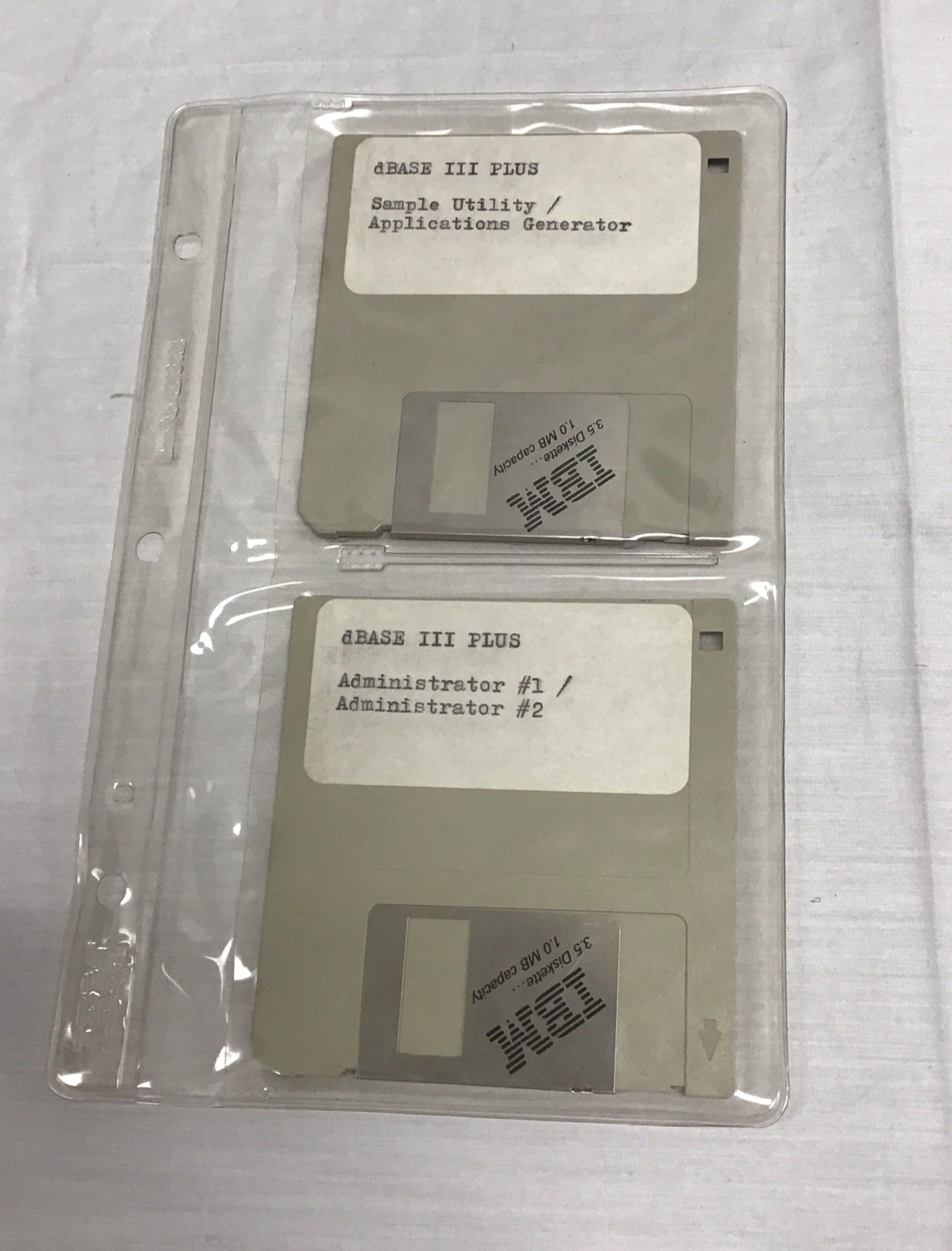 Ashton-Tate dBASE III Plus Data Management Software Ver 1.1