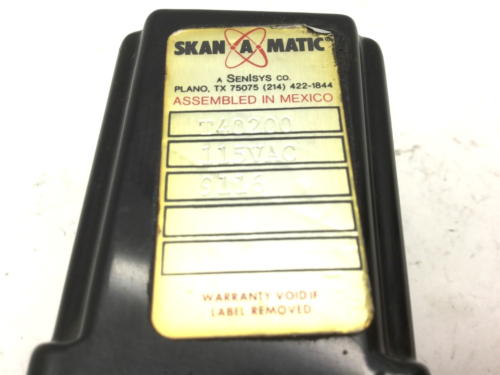 Skan-A-Matic T40200 Amplifier Power Supply Solid State Relay, Voltage: 115VAC