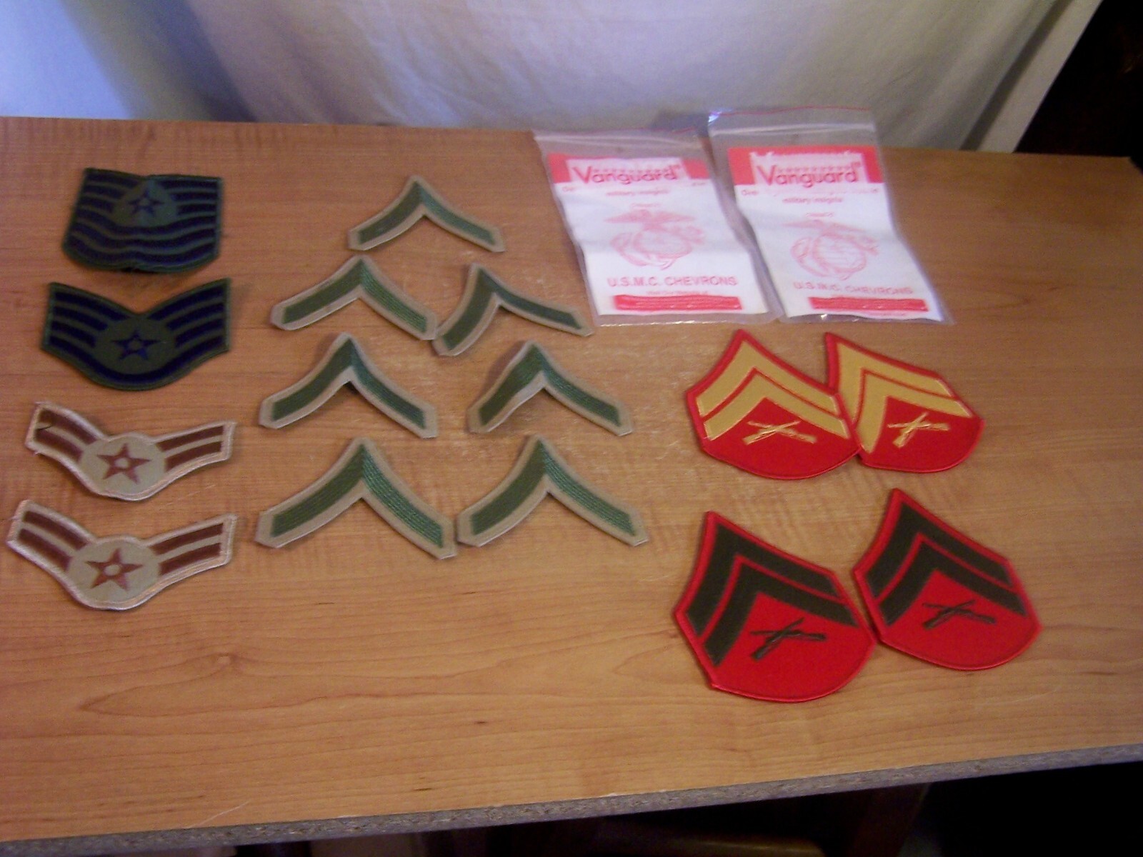 VINTAGE 15 PATCHES, USMC &USAF UNUSED