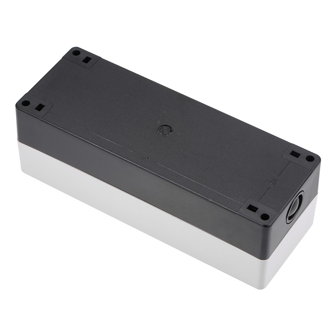22mm 4 Button Aperture Push Button Switch Control Station Box White & Black