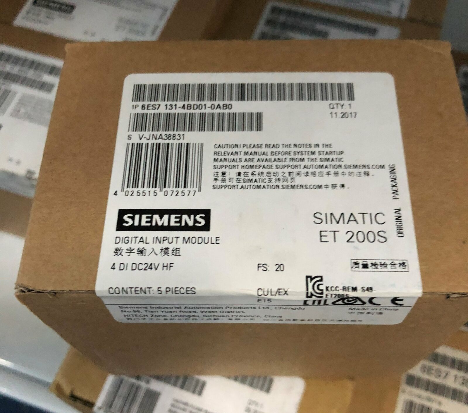 For Siemens 6ES7131-4BD01-0AB0 6ES7 131-4BD01-0AB0 Module New