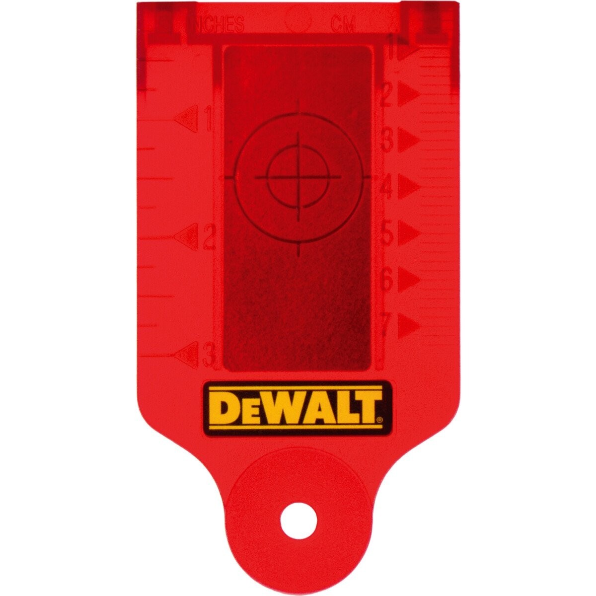 DEWALT DW0730 Laser Target Card Red Plastic Measuring Technology Laser