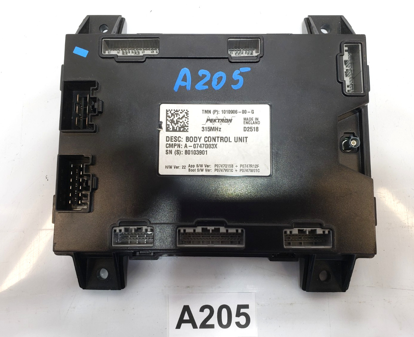✅ 2012-2020 OEM Tesla Model S Body Control Module BCM Unit Pektron