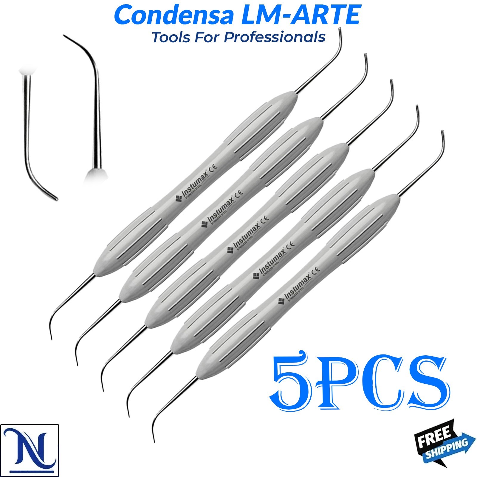 Dental Composite Filling Instruments Solo Anterior & Posterior Silicone Handle