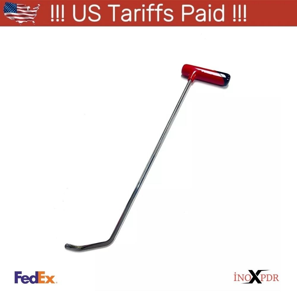 Vorlent Edition Double Bend Reverse Round Tip Steel PDR Paintless Dent Repair