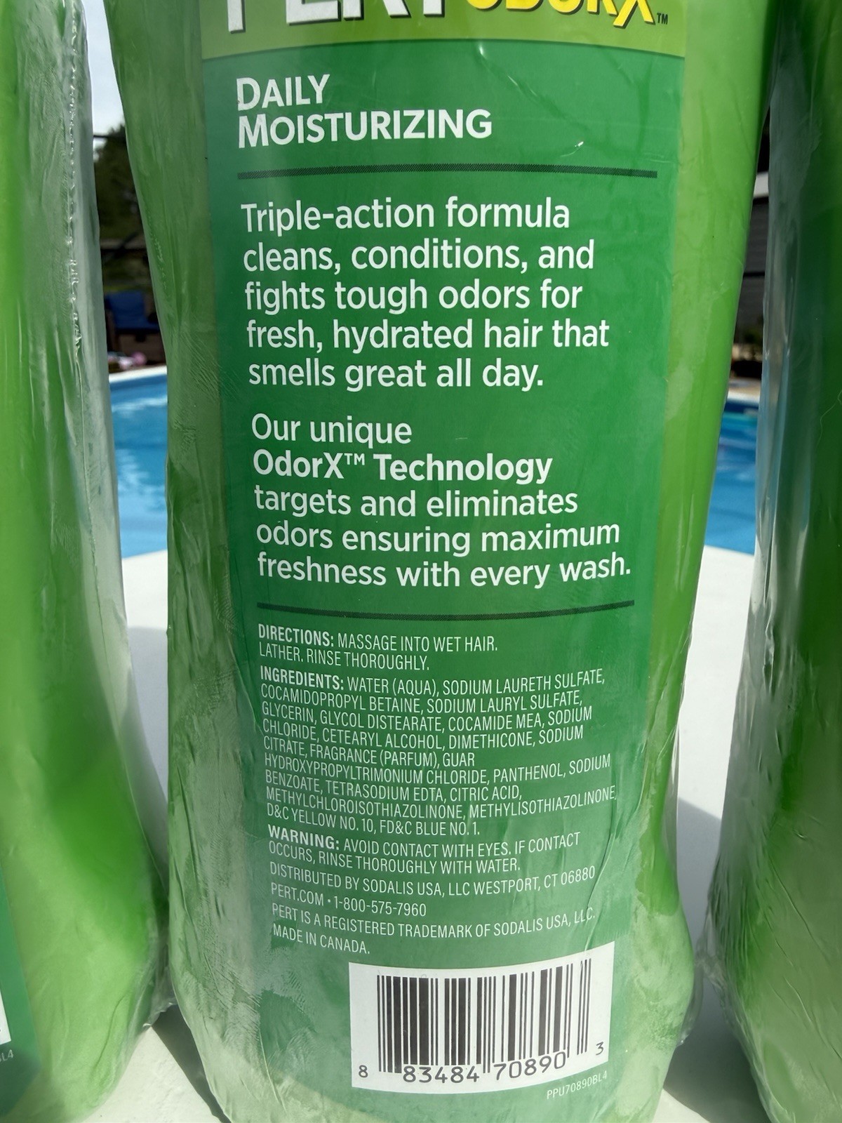 3 Pack Pert Plus Complete Clean 2 In 1 Shampoo & Conditioner 25.4 Oz Each