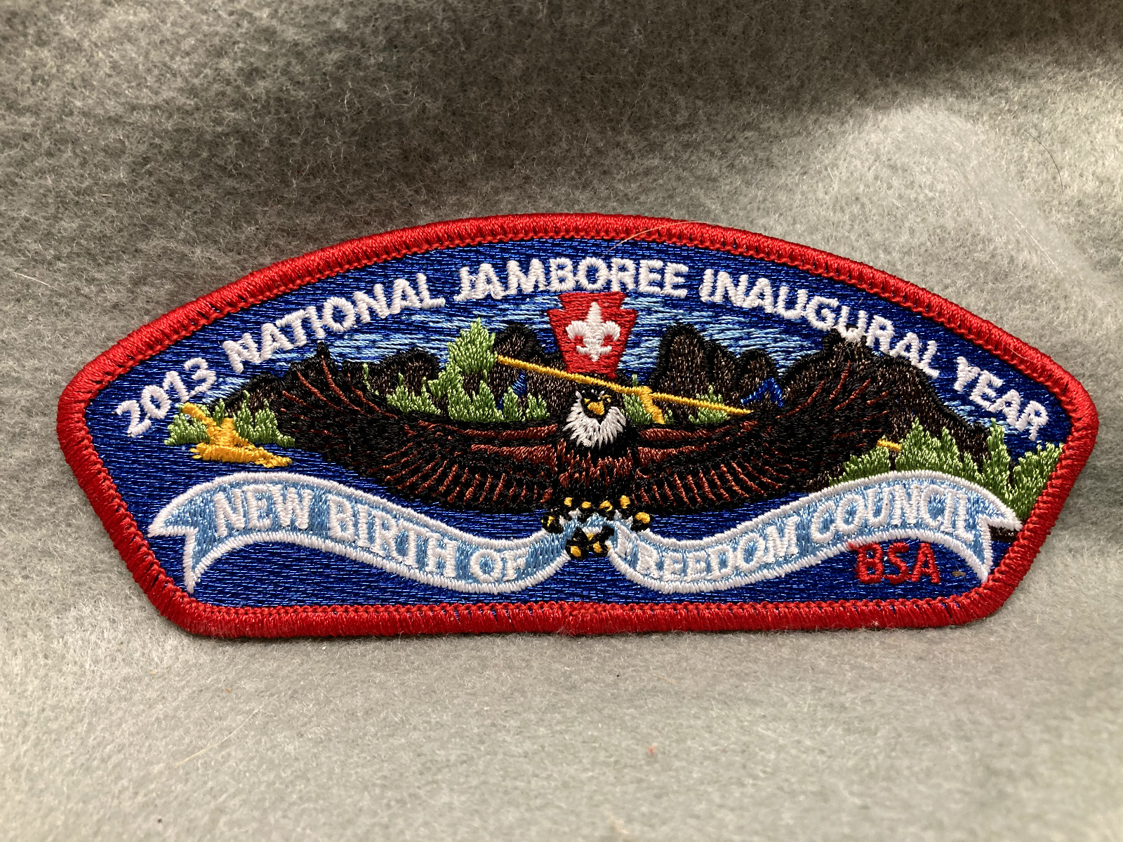 (jab28)  Boy Scouts -  2013 Nat Jamboree jsp - New Birth of Freedom Council