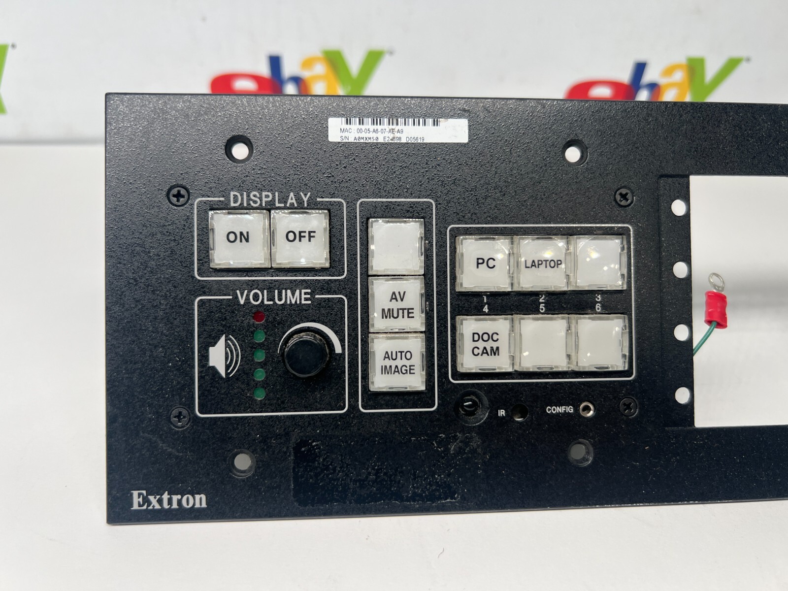 Extron MLC 226 IP AAP, MediaLink Controller, Control Panel, Black