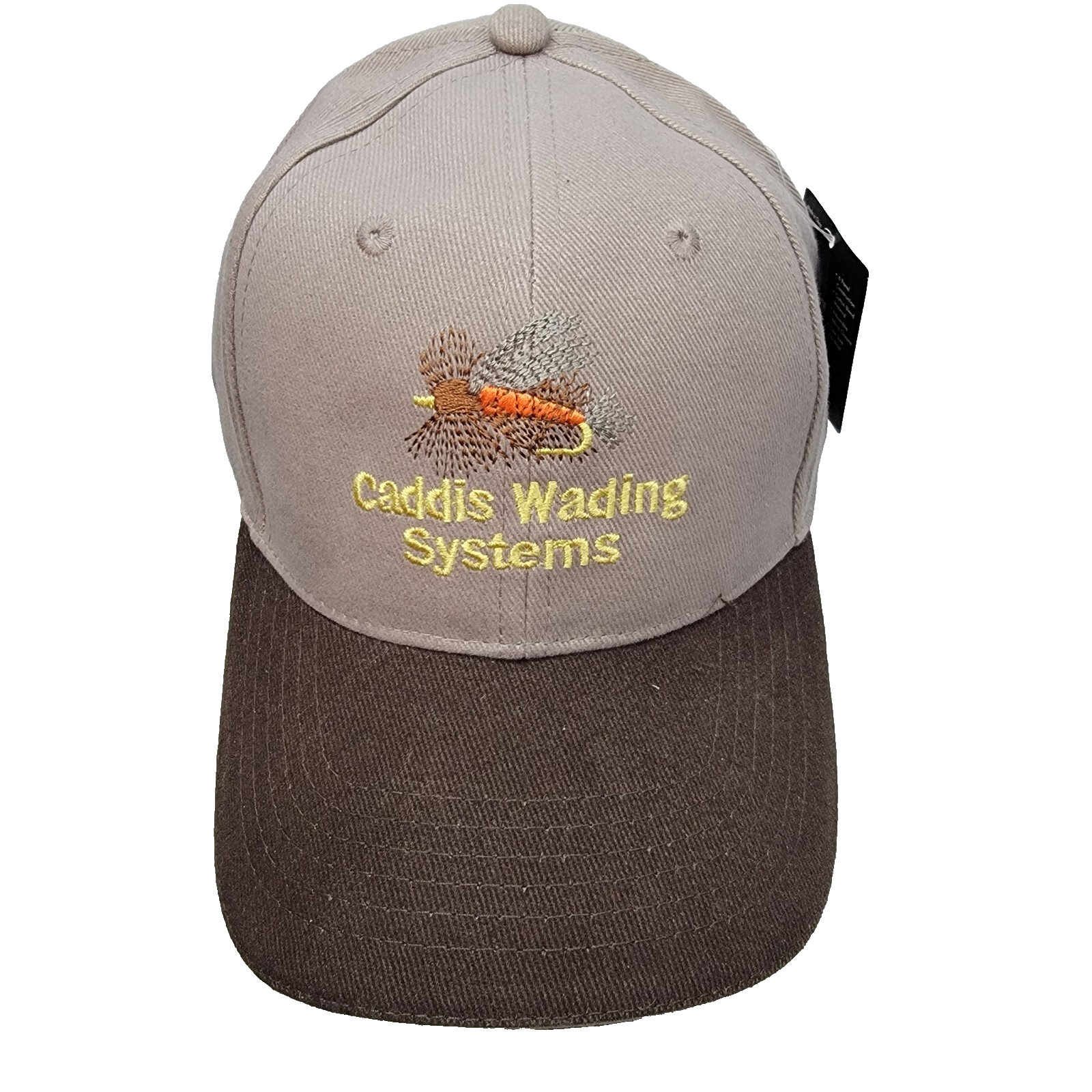 Caddis Wading Systems Fishing Cap New with Tags Cotton Hook Loop Embroider Logo