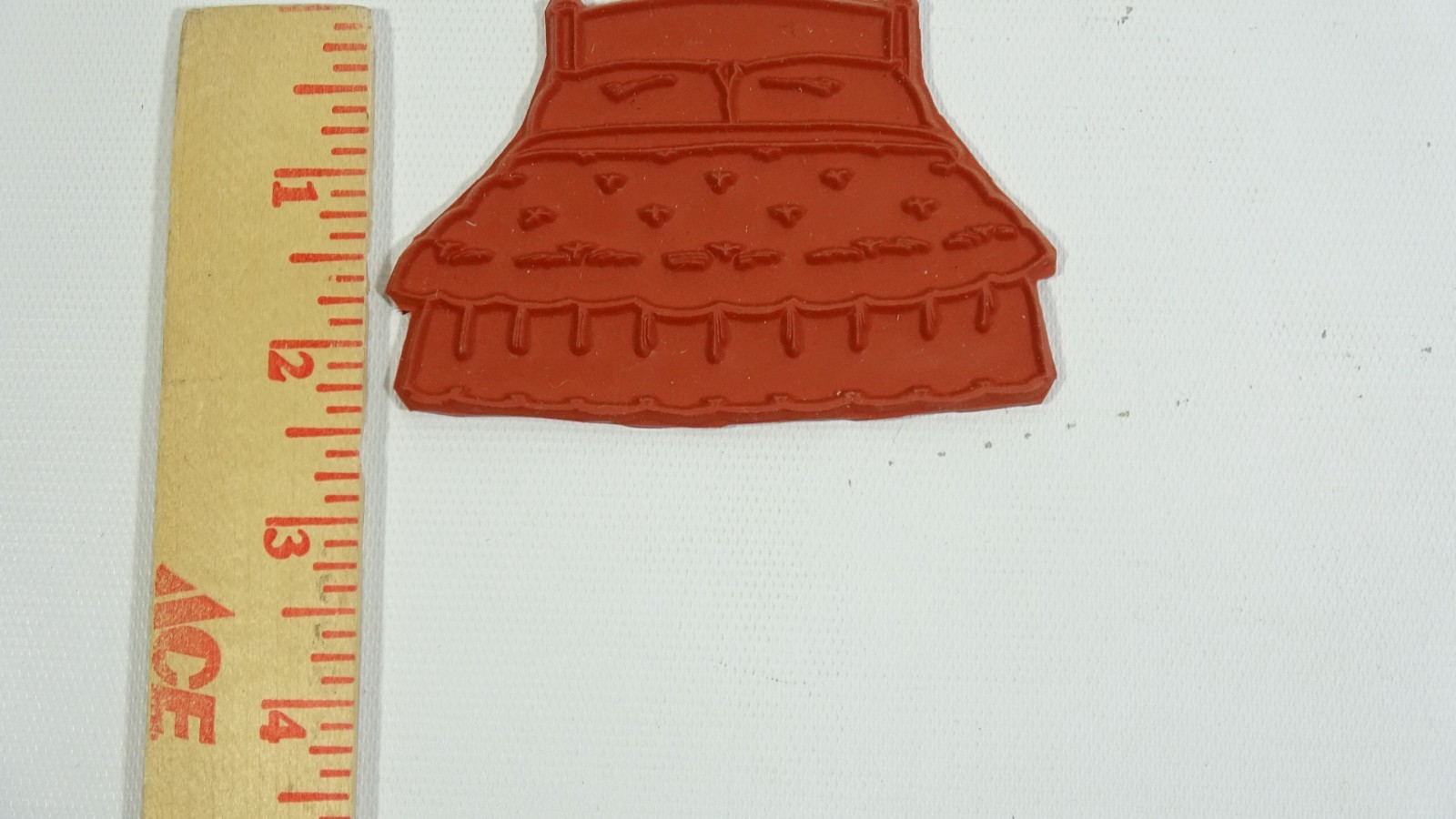 A Lota Bugs Big Comfy Bed Rubber Stamp