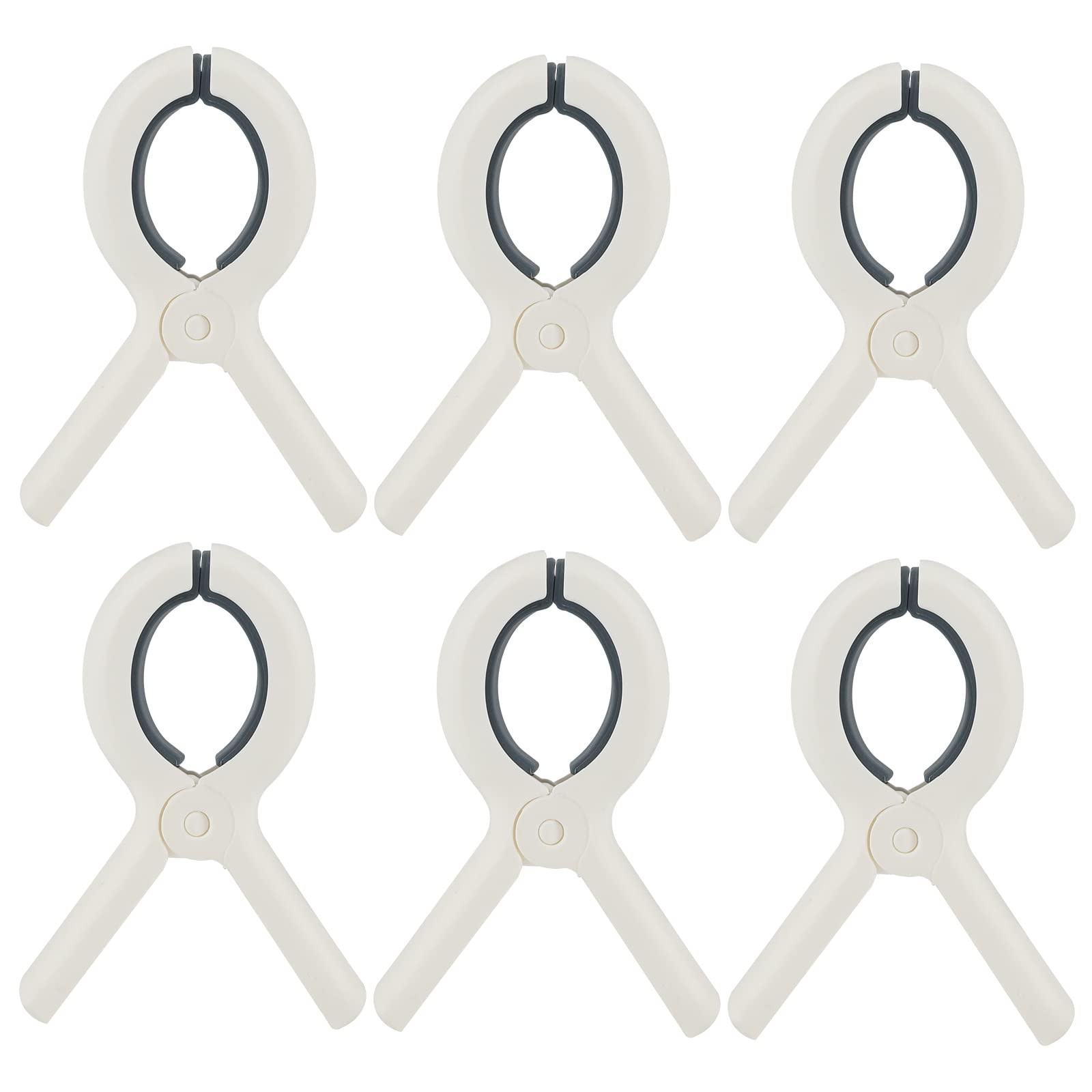 Beach Towel Clips Heavy Duty Windproof Clothespins for Chairs  Blankets, 6-Pack