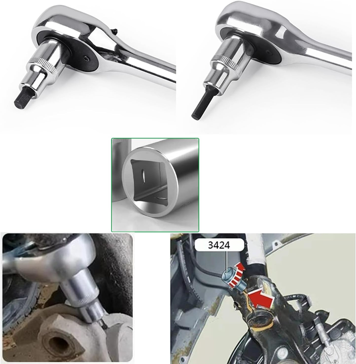 Suspension Strut Spreader Tool, Universal Hub Steering Knuckle Split Tool Compat