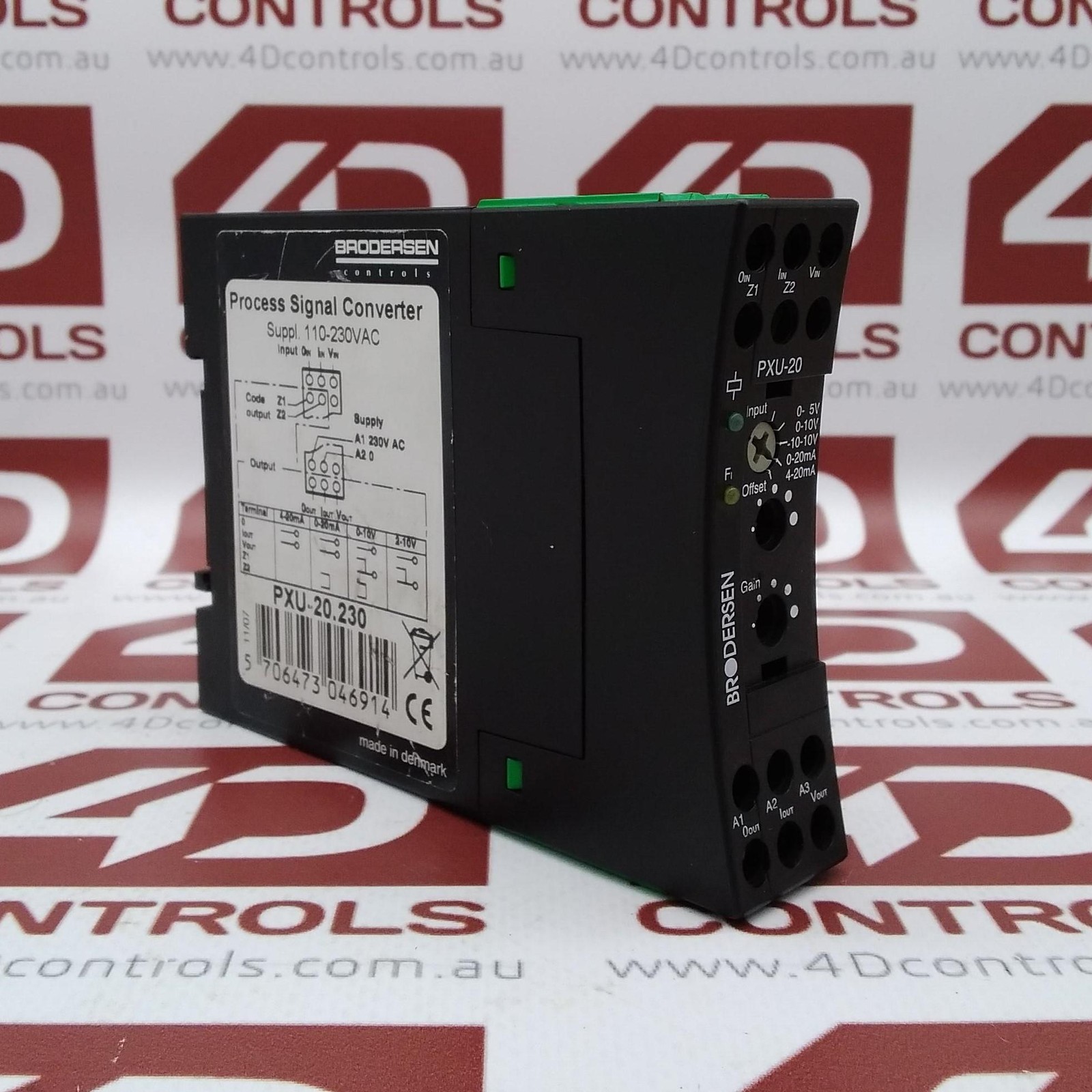 PXU-20.230 | Beijer | Signal Converter, 110-234VAC Supply, Used